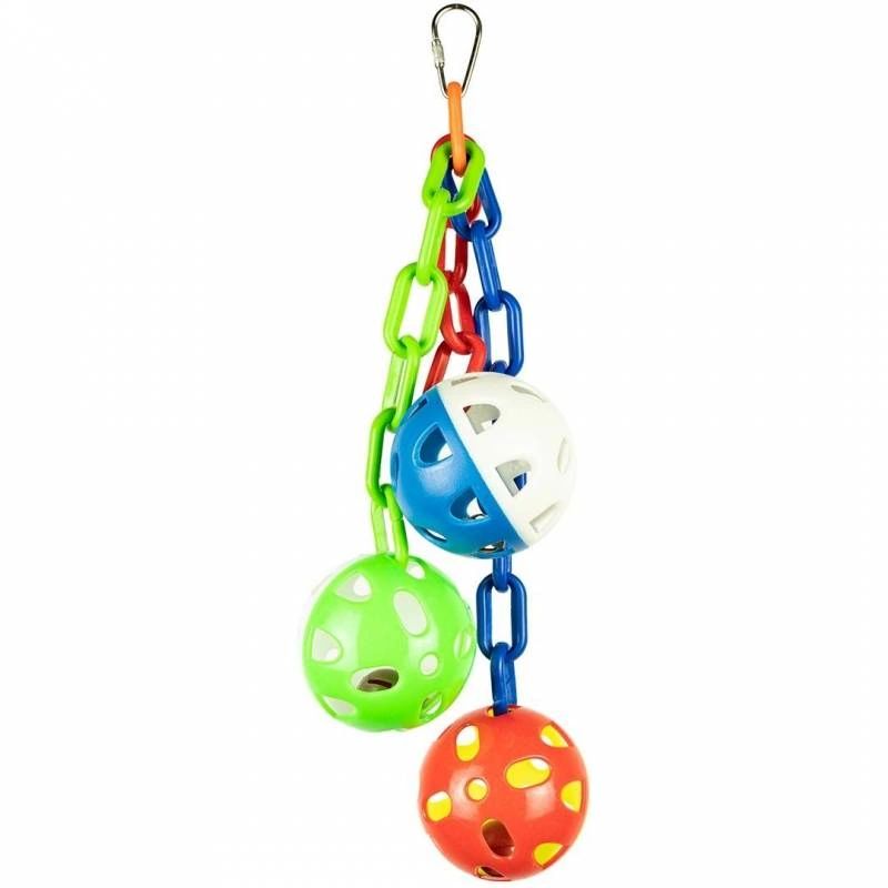 PETLALA CHAIN BALLS PARAKEET & PARROT TOY