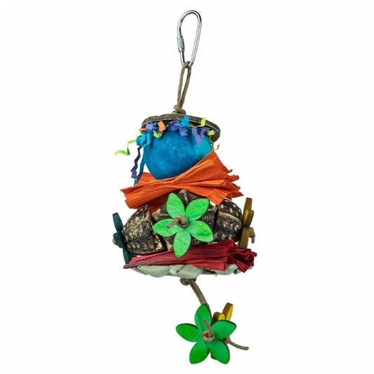 PETLALA FLOWER BUDDY SMALL MEDIUM PARAKEET BIRD TOY