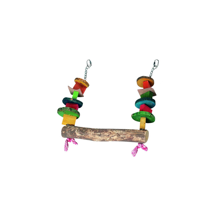 Parrot Toy Swing, Multicoloured