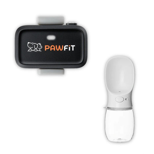 Pawfit Lite Dog Kit | Ultra-Light GPS Tracker & Bottle Bundle