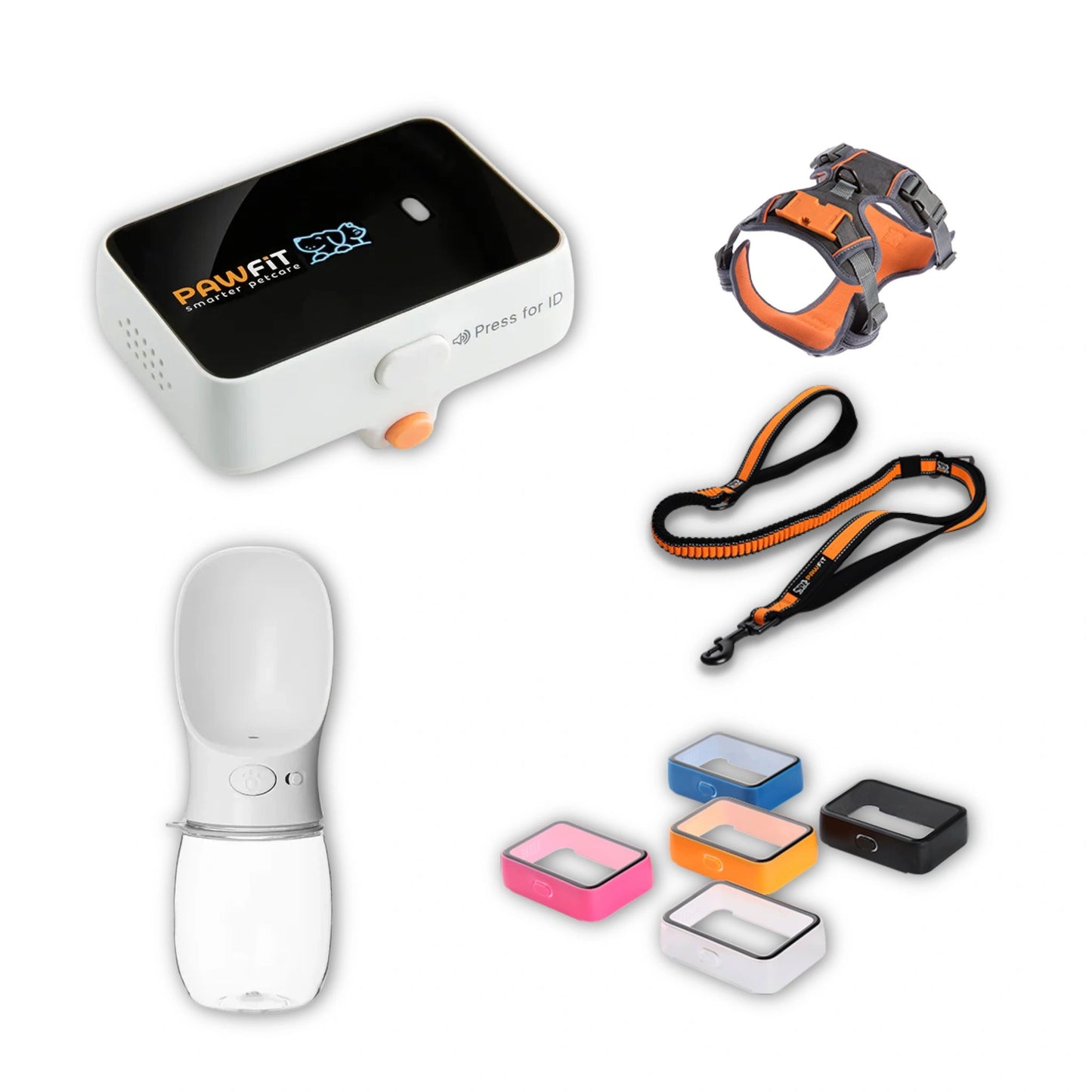 Pawfit 3 Dog Large Kit | Premium Heavy Duty Dog Tracker Bundle