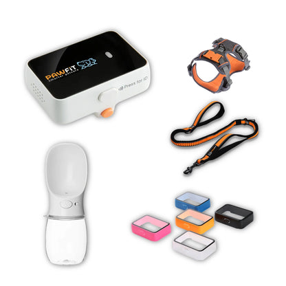 Pawfit 3 Dog Large Kit | Premium Heavy Duty Dog Tracker Bundle