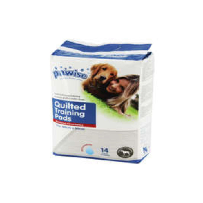 Pawise Quilted Training Pads, 56x56cm, 14pcs