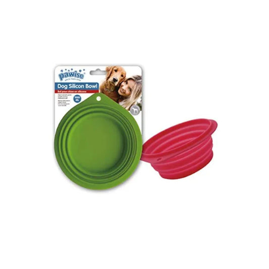 Pawise XL 1000ml Collapsible Silicone Travel Bowl for Dogs & Cats 1pc