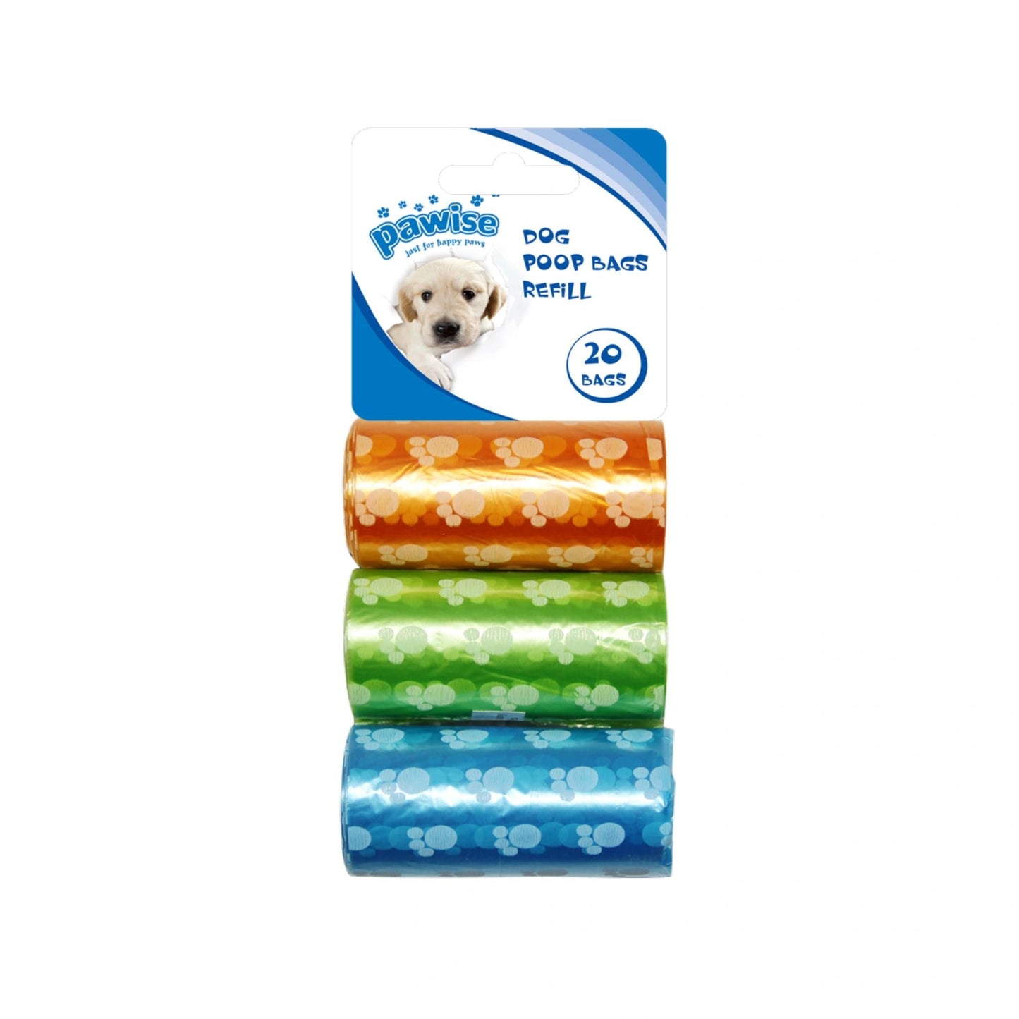Dog Poop Waste Bags - 3 Pack (60 Bags Total)