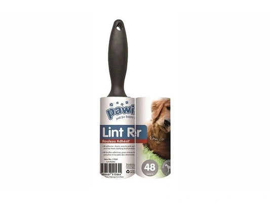 Pet Hair Lint Roller (48 Sheets) with Replacement Roll