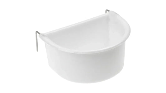 Plastic Bird Water | Food Bowl With Hooks Small