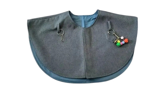 Premium Parrot Training Shoulder Pad (Medium & Large, Purple, Blue, Yellow) *