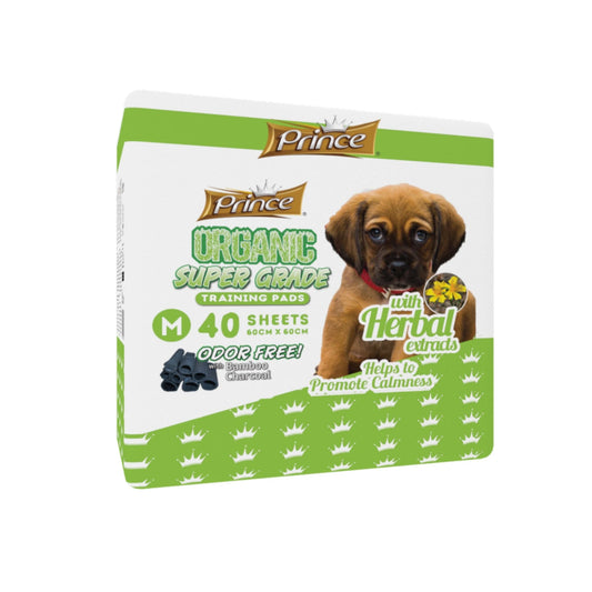 Prince Super Grade Dog Training Pads – Herbal Extract 60x60 40pcs