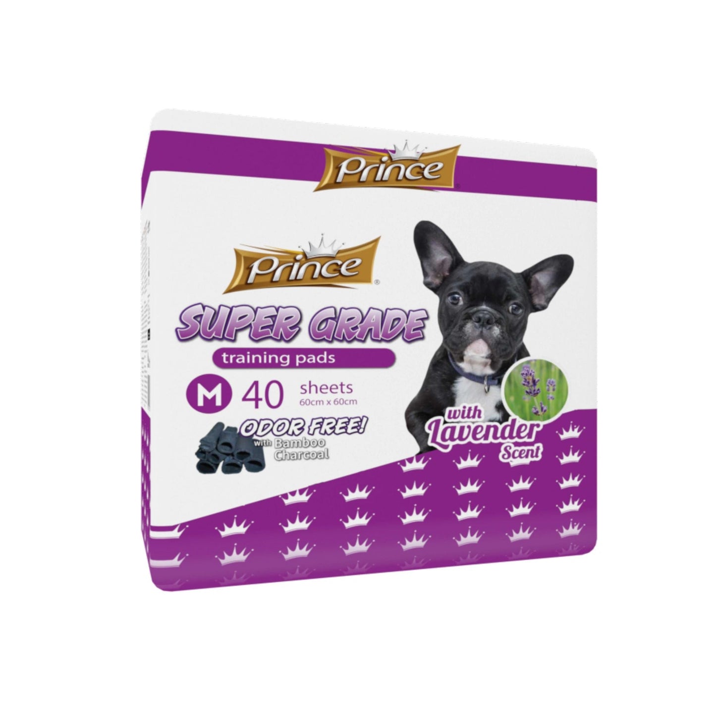 Prince Super Grade Dog Training Pads – Lavender 60x60 40pcs