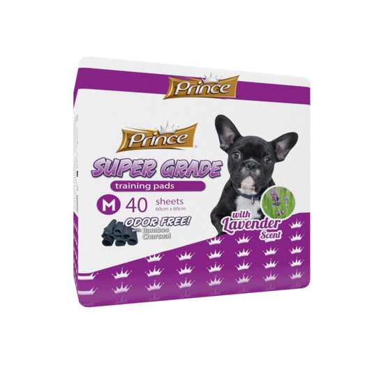 Prince Super Grade Dog Training Pads – Lavender 60x60 40pcs