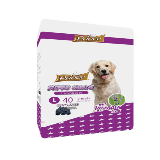 Prince Super Grade Dog Training Pads – Lavender 60x90 40pcs