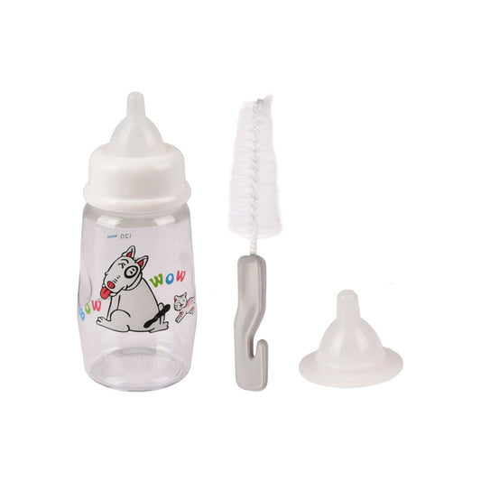 Puppy - Kitten - Small Pet Feeding bottle set Akela White 140ml