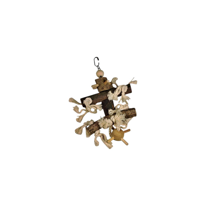 Rope & Trunk Hanger Bird - Parrot Toy