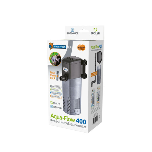 SF Aquaflow 400 Internal Aquarium Filter 800 L/H for Large Tanks 200-400L
