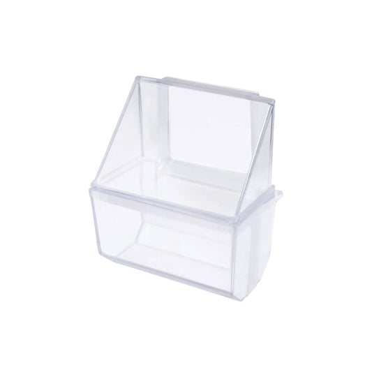 Simple - Set of 2 Small Bird Cage Feeders for Canaries & Small Parakeets