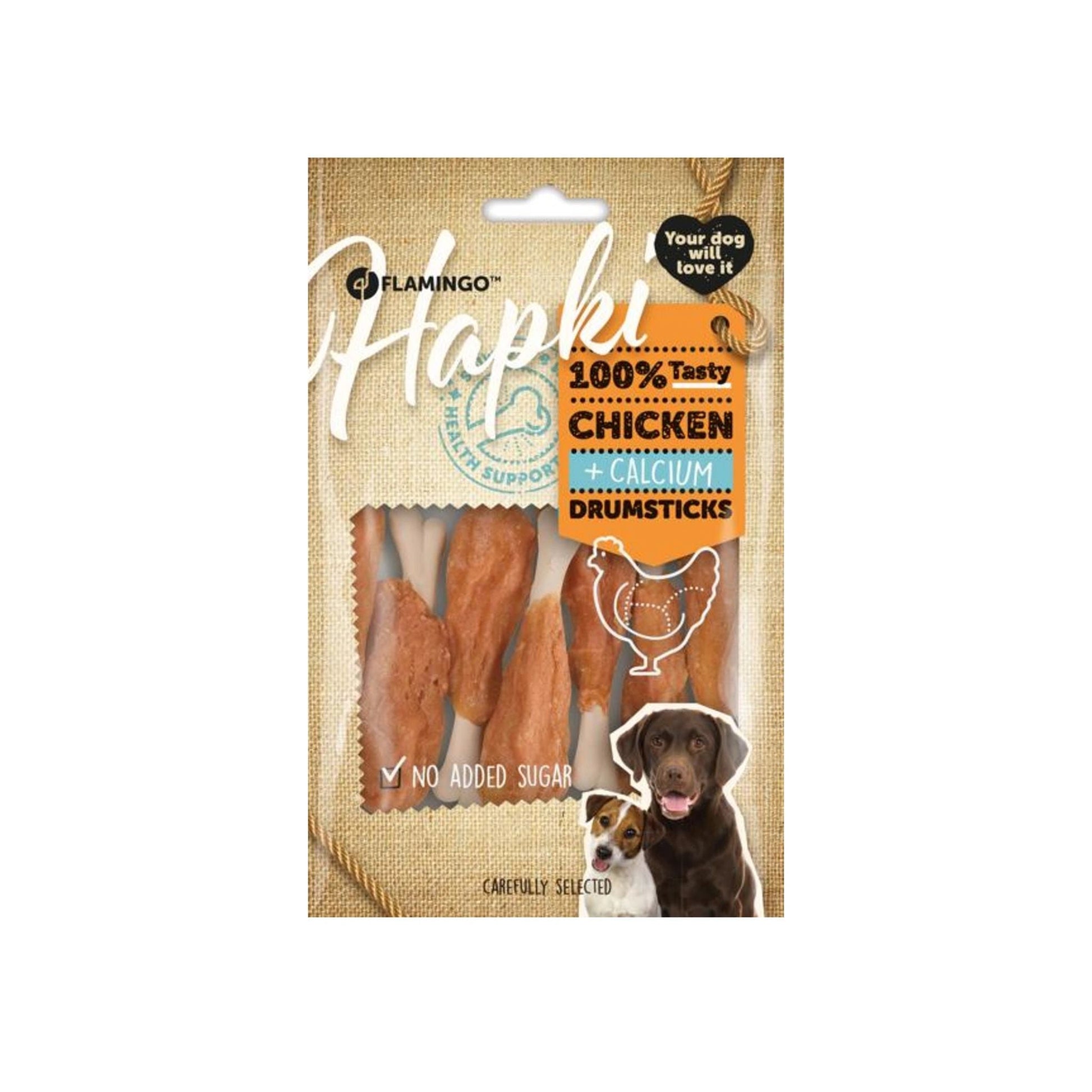 Snacks Hapki Calcium drumstick with chicken Dog treats 85g