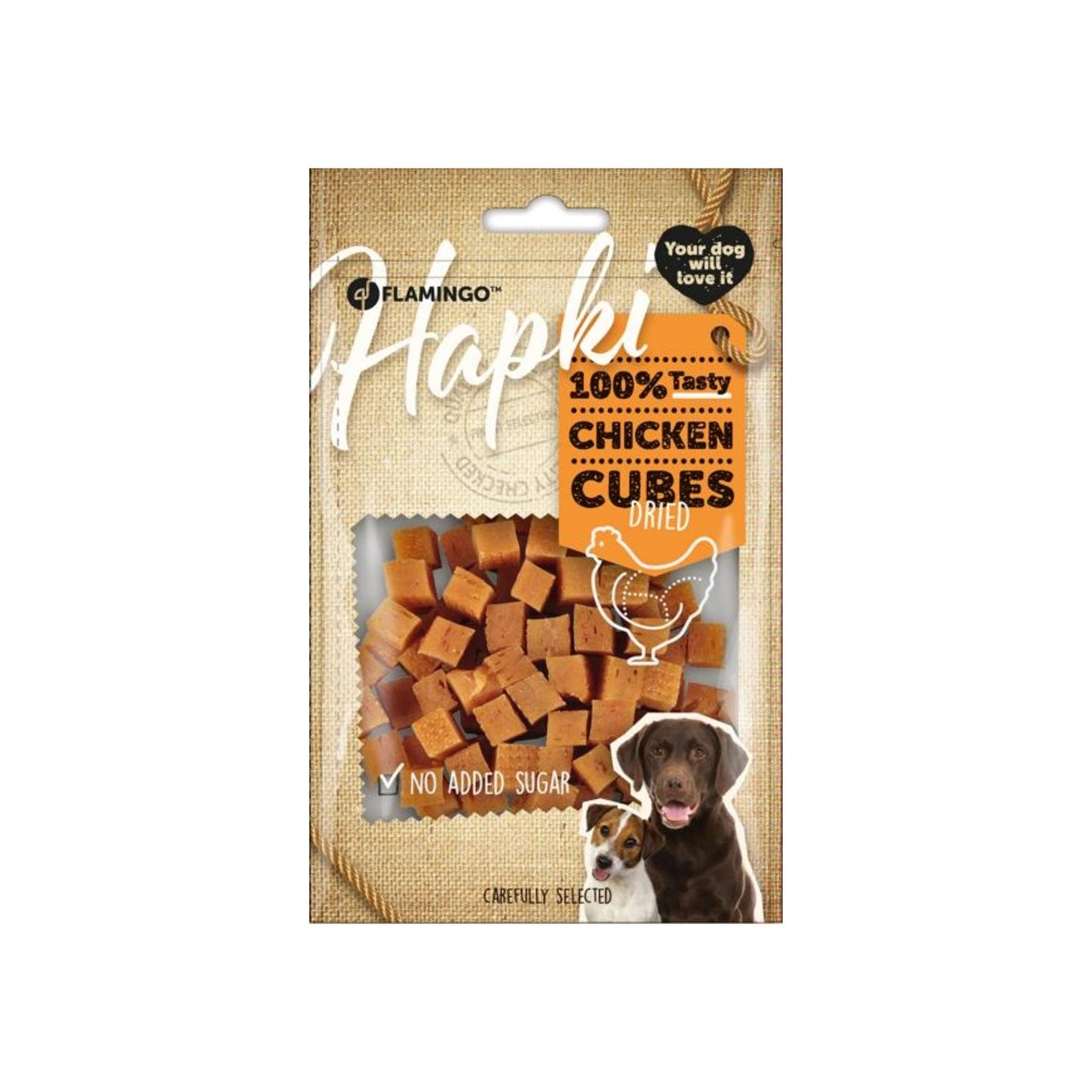 Snacks Hapki Dog Treats Small blocks with chicken 85gr