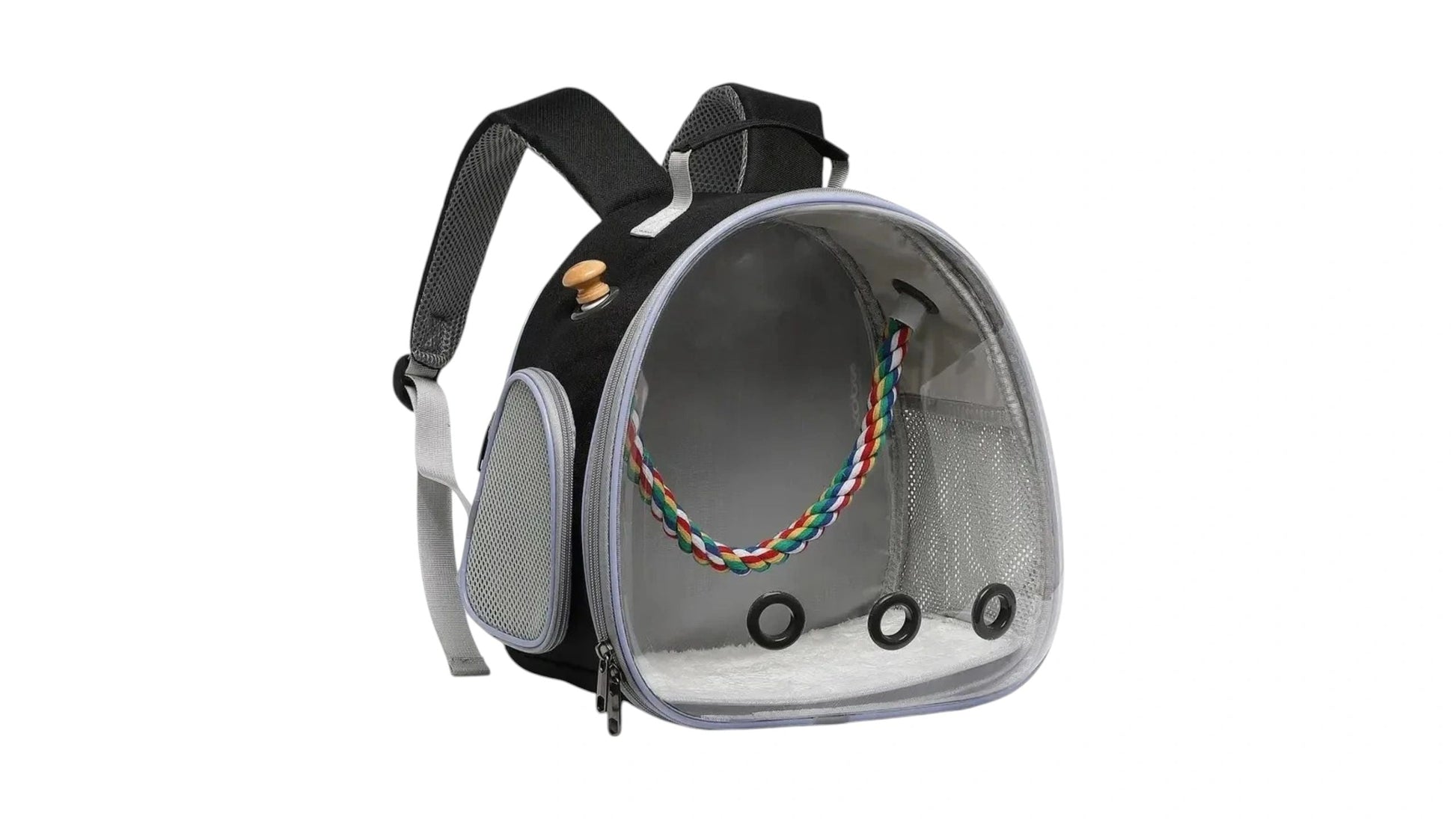 Sourcer Bubble Bird Travel Carrier Backpack, Black
