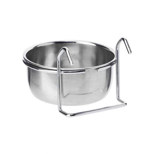 Stainless Steel Bird Bowl With Hook 600ml