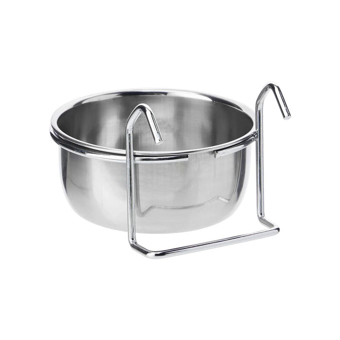 Stainless Steel Bird Bowl With Hook 600ml
