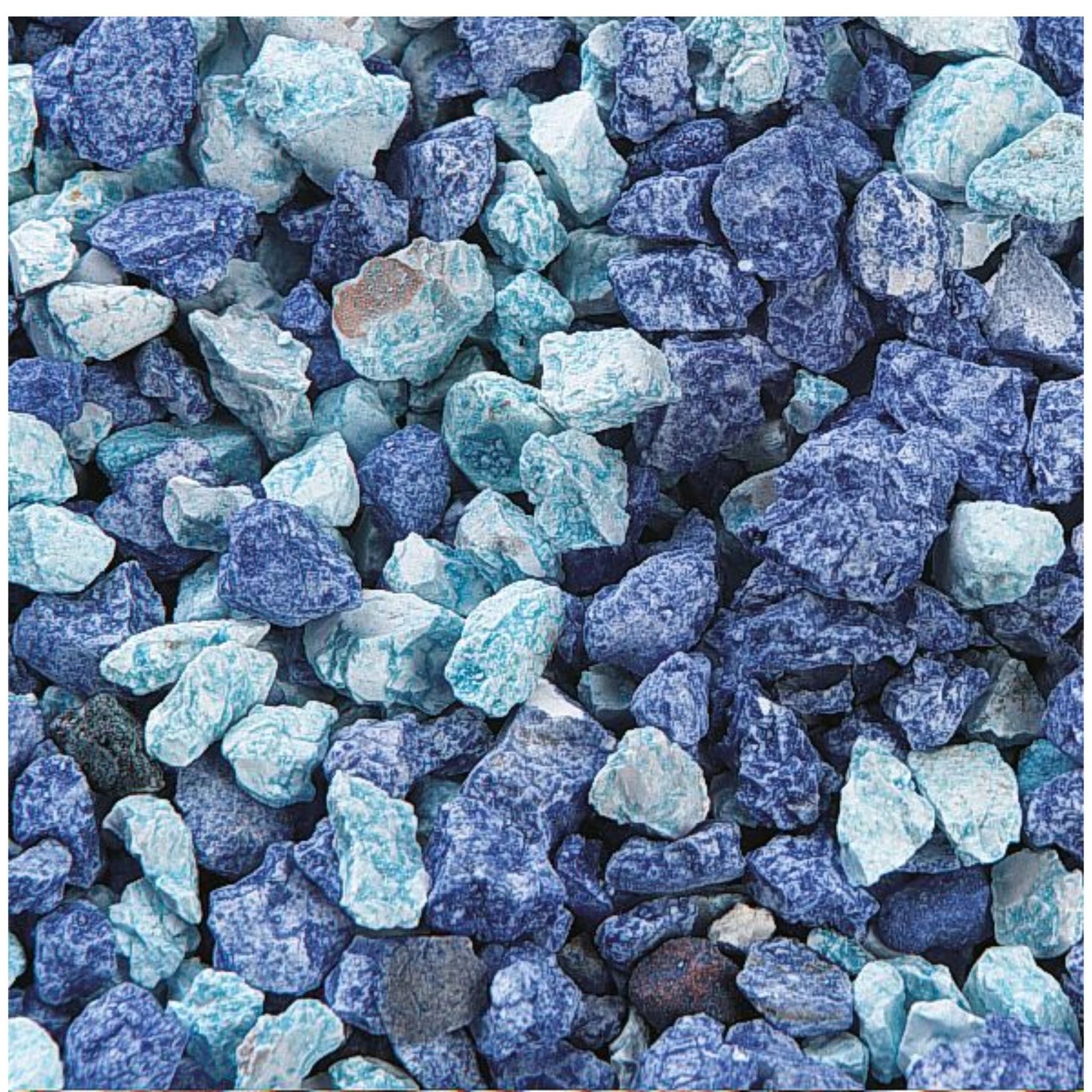 Steno Turquoise Blue Aquarium Pebbles (900g): Premium Decorative Stones