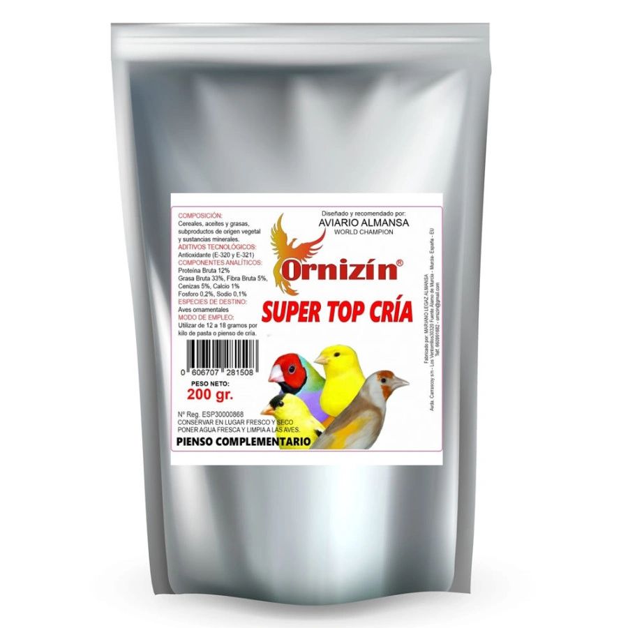 Super Top Cría Ornizin (Antibiótico natural) 200g