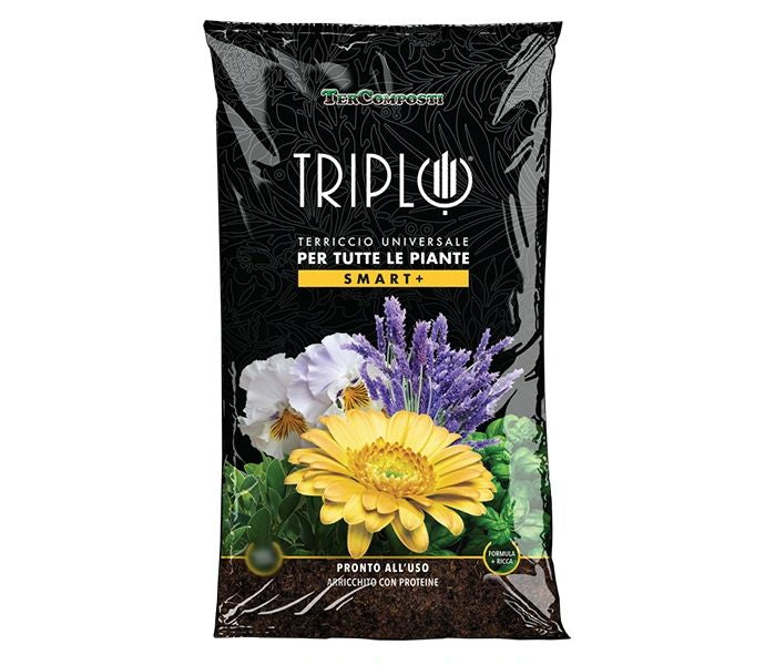 Trecomposti Triplo Smart+ Universal Potting Soil | Protein-Enriched & Water Retaining