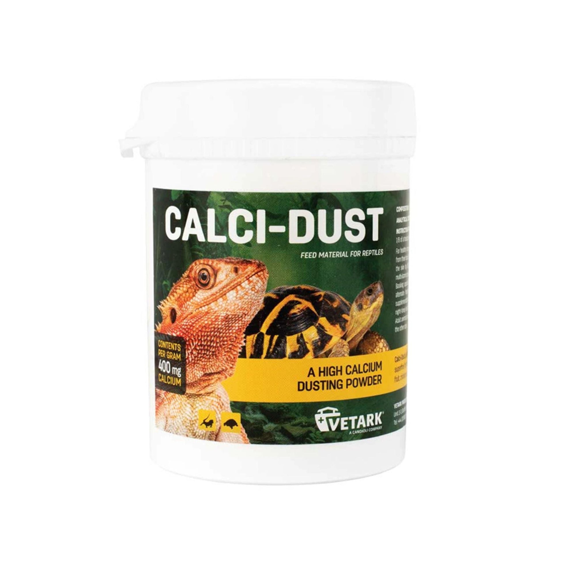 Vetark Calci-Dust Natural High Calcium Powder Supplement for Reptiles 150g