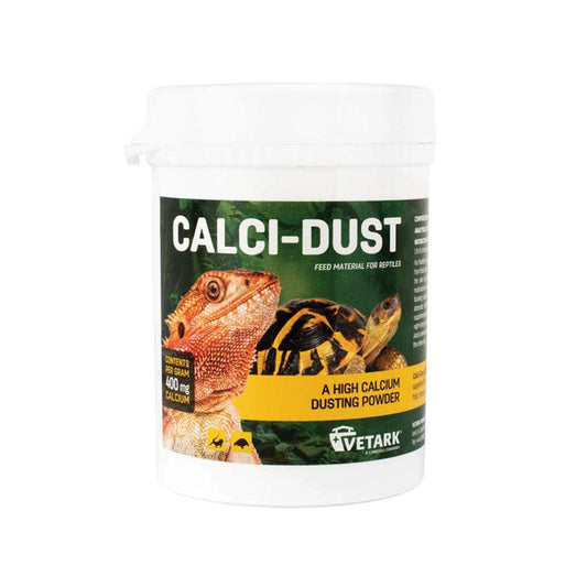 Vetark Calci-Dust Natural High Calcium Powder Supplement for Reptiles 150g