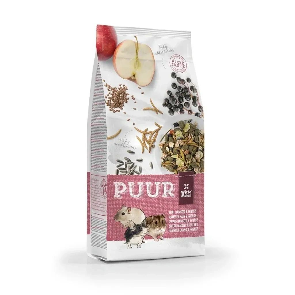 Witte Molen Puur Gourmet Muesli Food for Dwarf Hamsters & Friends - 400g