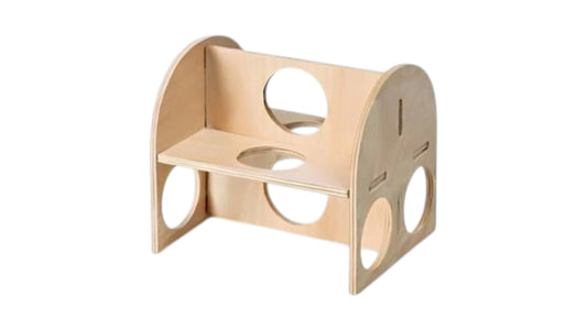 Wooden Multi-Chamber House Hideout toy for Small Rodents ‚Äì 1 Piece