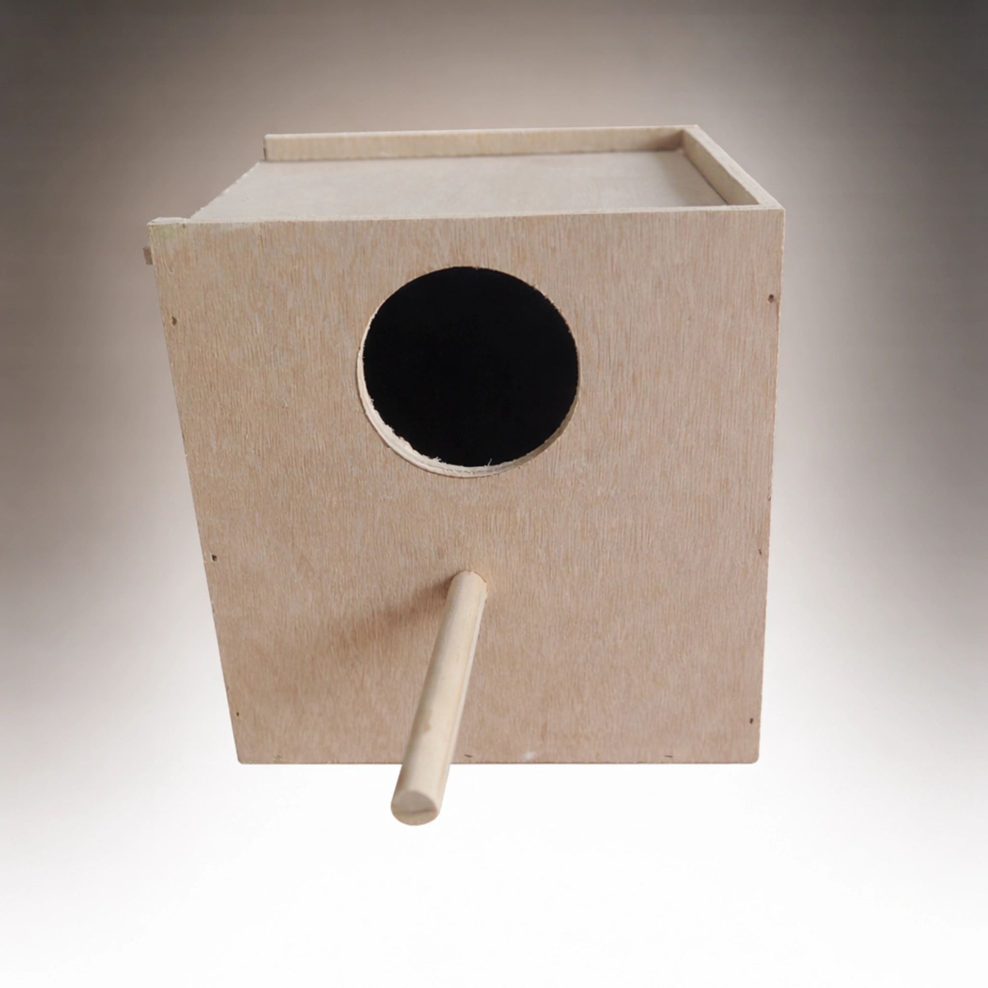 Wooden Nest Box for Lovebirds, Budgies & Parrotlets