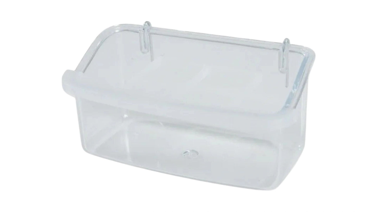 Zolux Transparent Bird Feeder With Grid, Medium