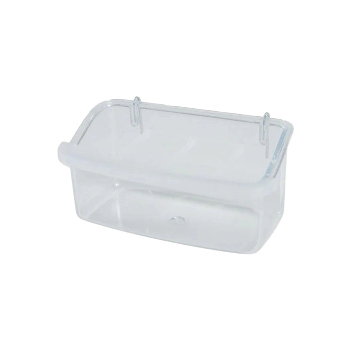 Zolux Transparent Bird Feeder With Grid, Medium