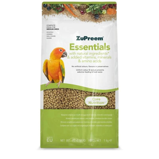 ZuPreem Essentials Medium Bird Food 1KG