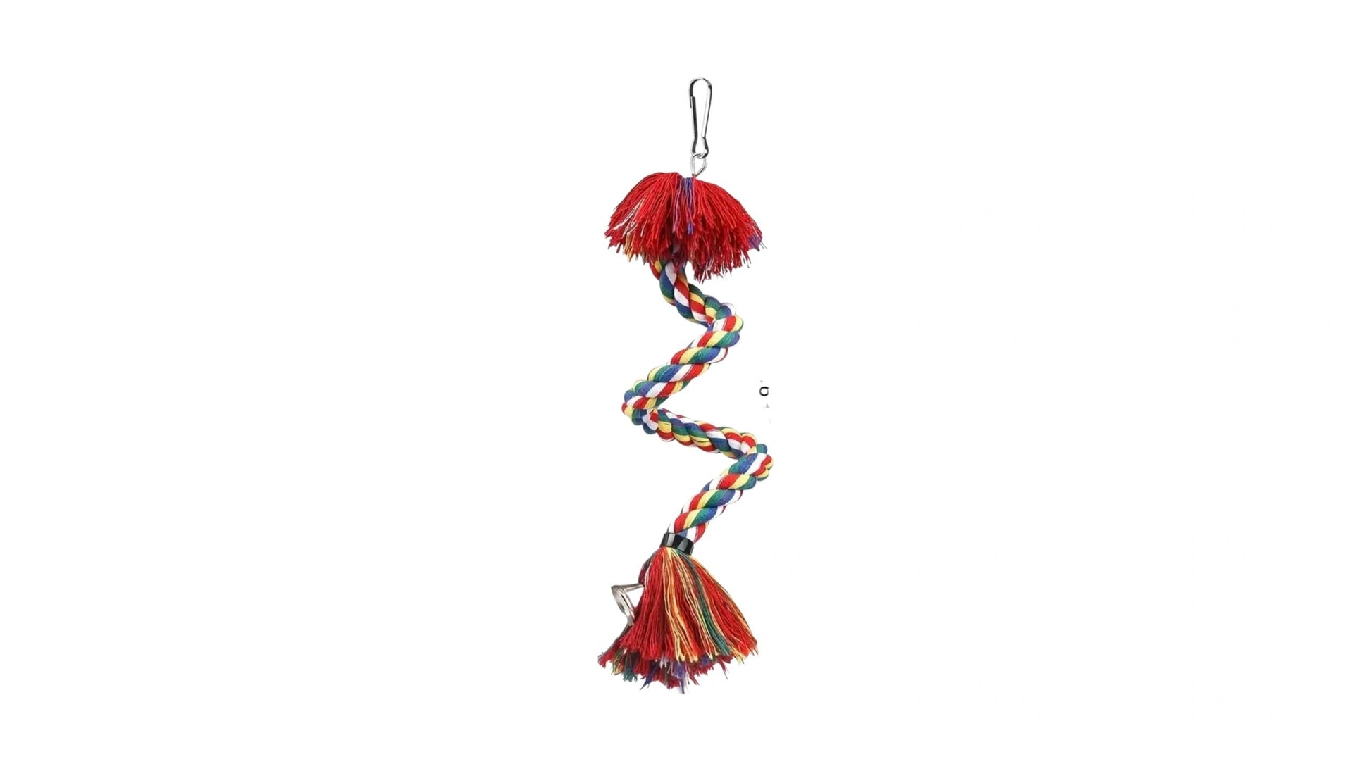 Spiral Rope Climbing Bird Toy With Bell, 50cm Bird - Parrot Toy
