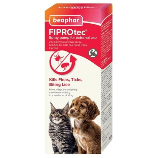 Beaphar Fiprotec Spray 100ml Flea and Tick Treatment for Puppies and kittens
