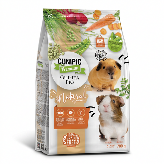 Cunipic Premium complete guinea pig food with vitamin C 700g