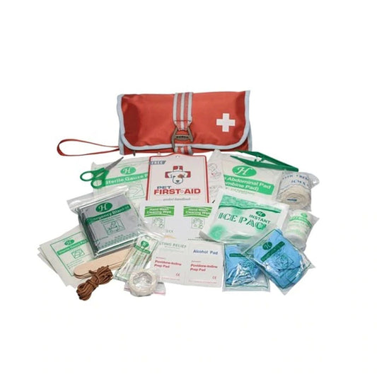 Kurgo Pet First Aid Kit Portable Emergency Kit for Pets Travel Safety