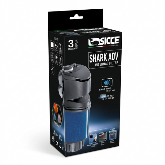 SICCE Shark ADV 400 internal aquarium filter 400 litres per hour