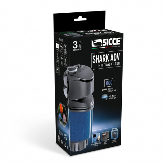 SICCE Shark ADV 600 Internal Aquarium Filter - 600 L/h